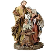 9.5” Holy Family Carpenter Shop Statue