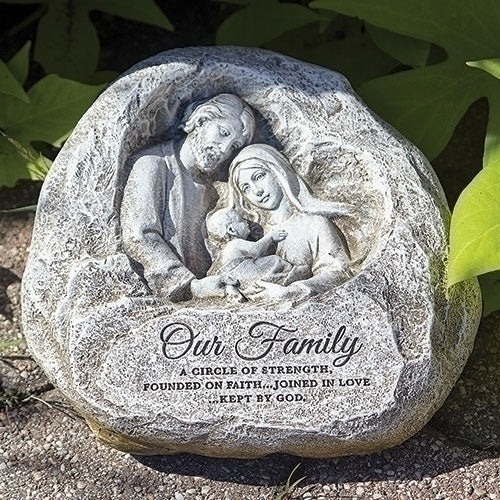 4.25” Holy Family Garden Stone