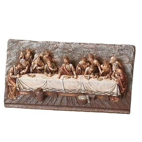 15"H X 29" W - 3D Last Supper Plaque