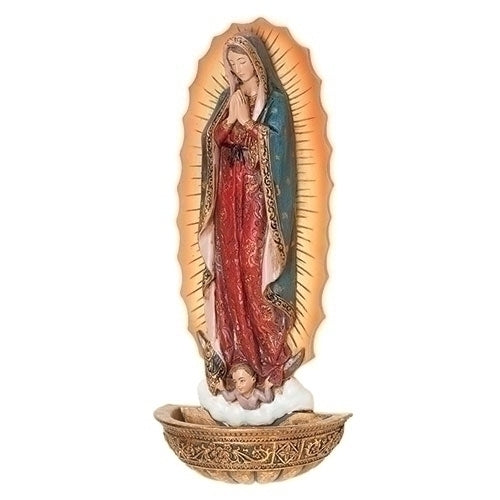 7.5” Our Lady of Guadalupe Water Font