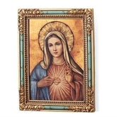 7.25” Immaculate Heart of Mary Icon Plaque