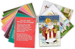 Mini A to Z Saints Jumbo Flip Card Set