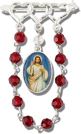 Divine Mercy Rosary Pin