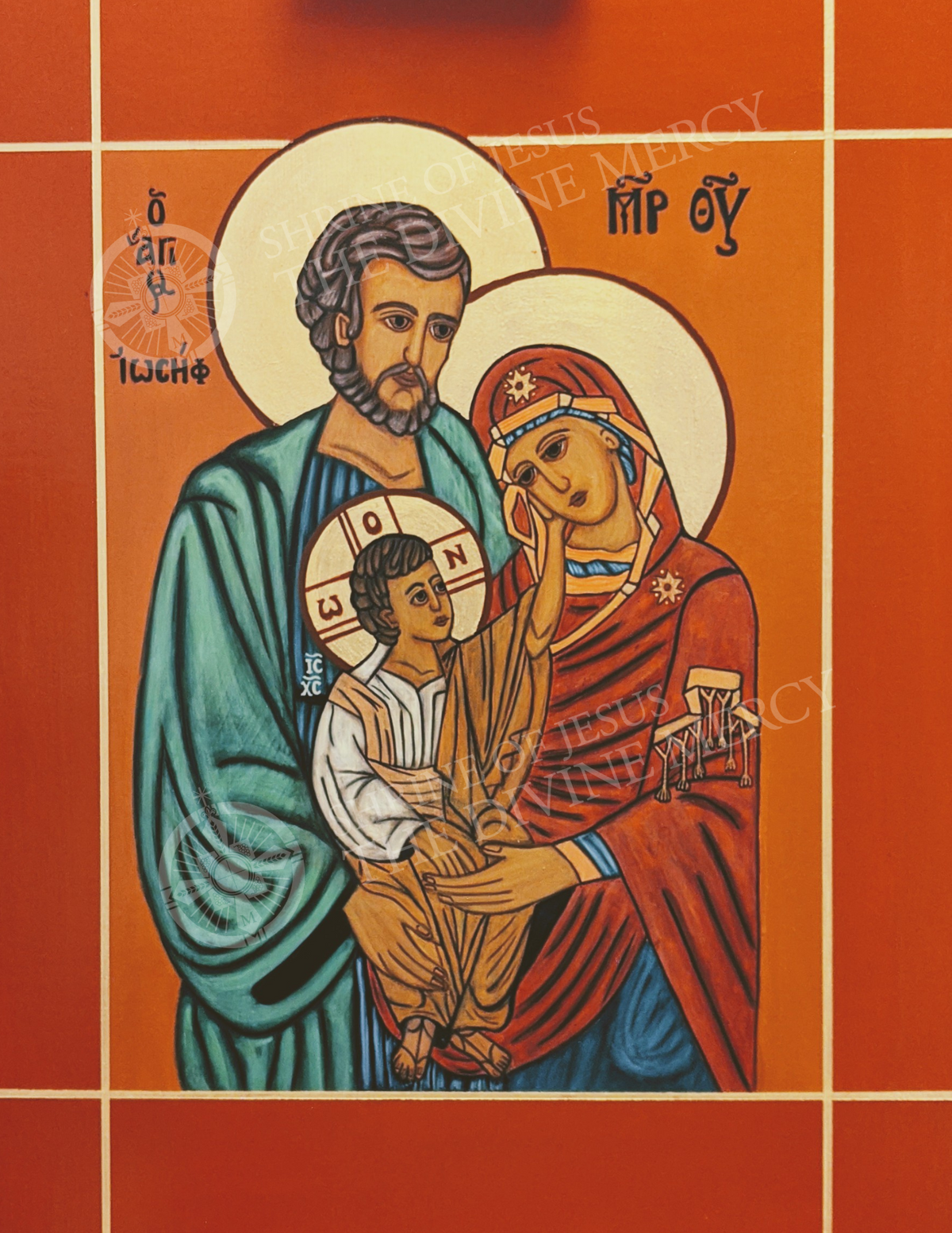 Icon: Holy Family/Crombie 8” x 10.7”