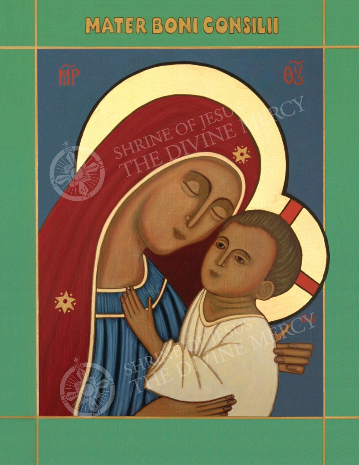 Icon: Our Lady of Good Counsel/Crombie 5” x 7”