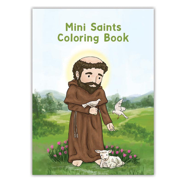 Mini Saints Coloring Book