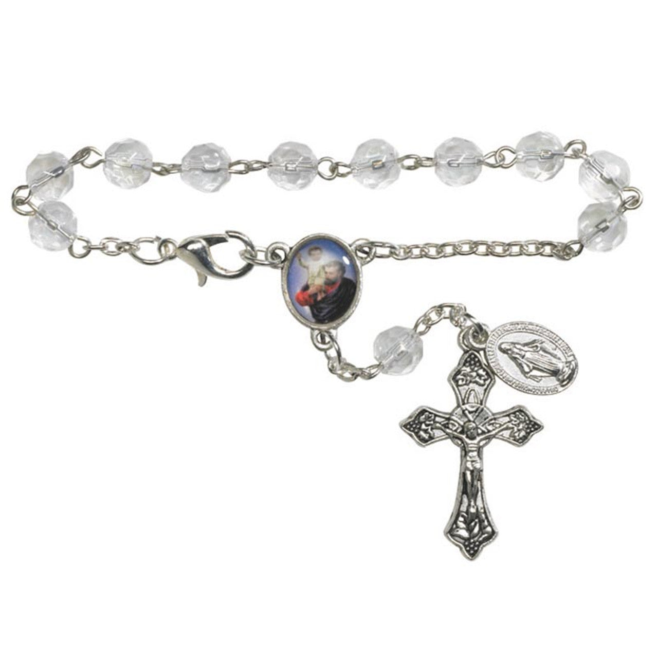 St. Christopher Rearview Mirror Rosary