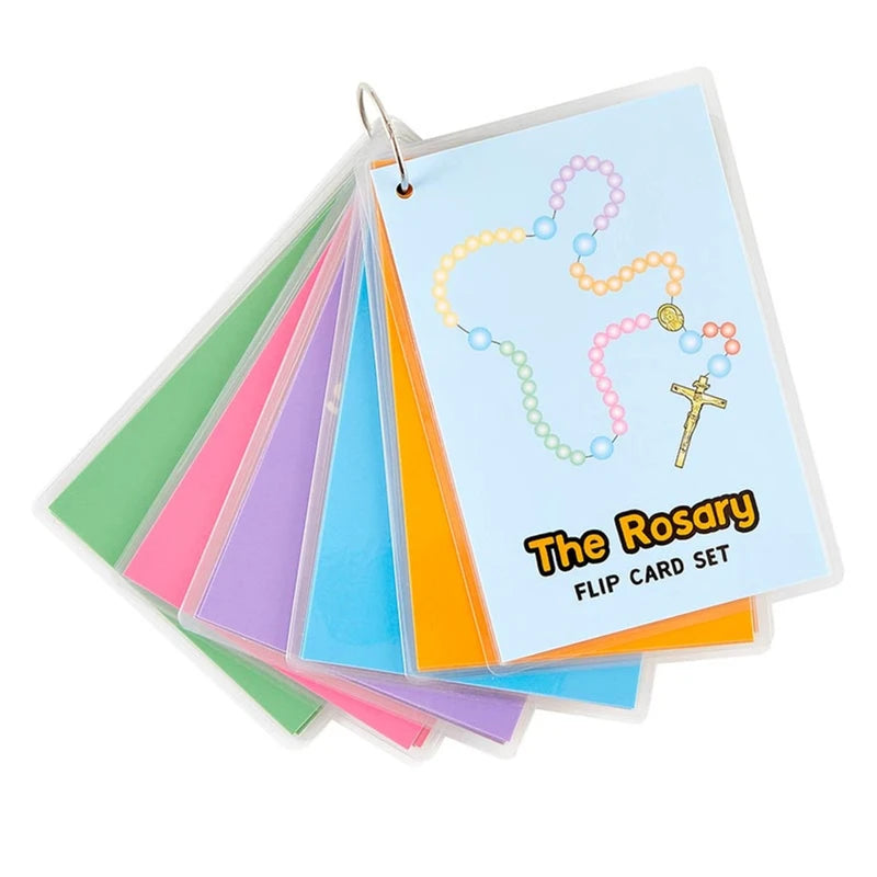 The Rosary Jumbo Flip Card Set