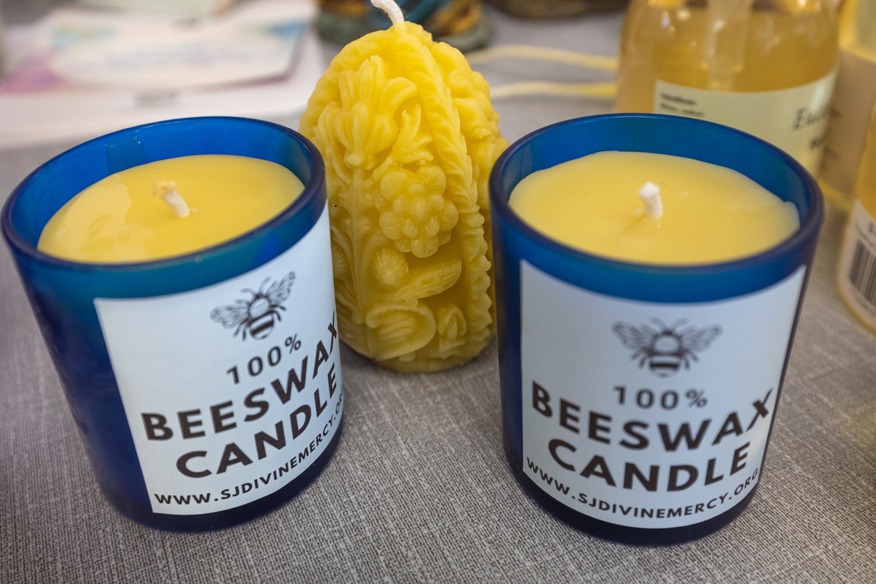 100% Beeswax Candle